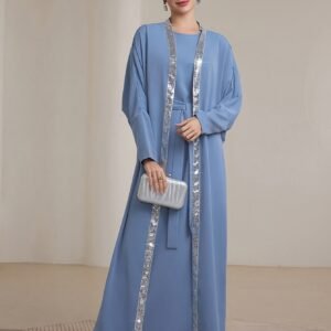 طقم الأناقة الشرقية الفاخر: تألقي ببريق لا مثيل له!