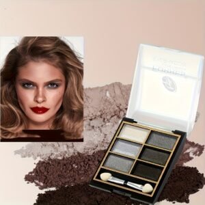 إطلالة الأحلام بلمسة واحدة: باليت ظلال العيون المتكاملة مع فرش المكياج