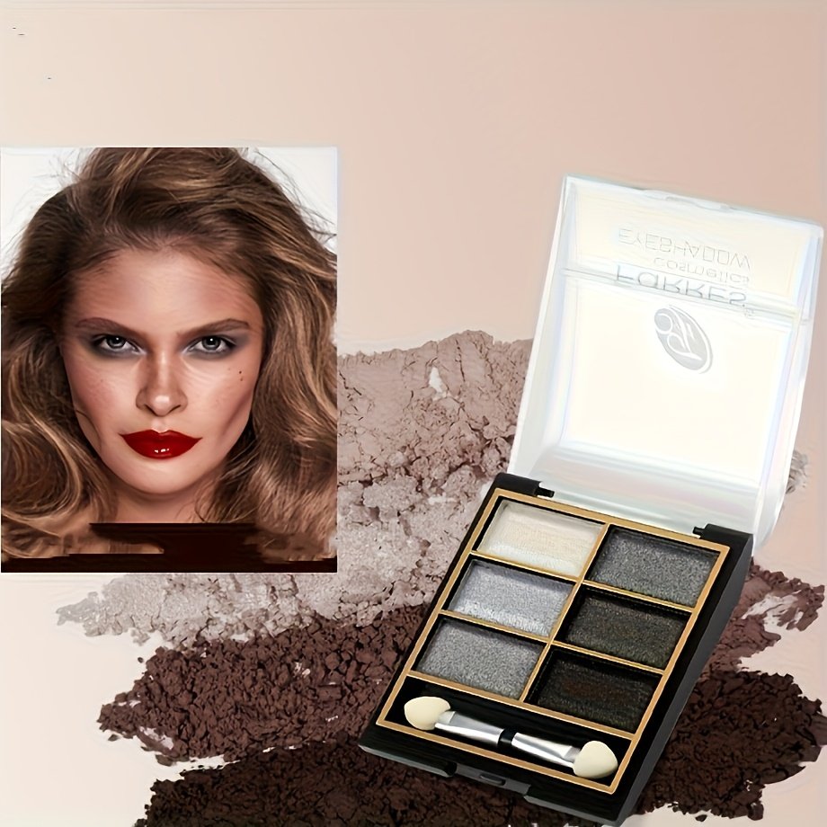 إطلالة الأحلام بلمسة واحدة: باليت ظلال العيون المتكاملة مع فرش المكياج