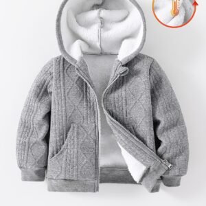 Boys' Grey Jacket: Boundless Style and Comfort for Every Adventure!