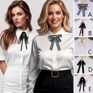 הבריקי בנגיעה ייחודית: צווארון נוי בצורת עניבה