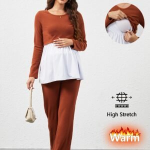 أناقة ودفء لا مثيل لهما: طقم الحمل الشتوي المثالي!