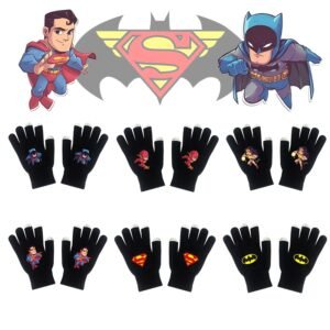Superman Winter Gloves: Heroic Warmth with a Smart Touch!