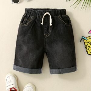 Summer "Denim Look" Shorts: Unparalleled Style and Comfort for Your Little One!