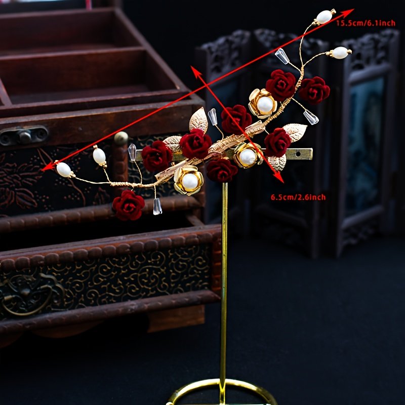 קסם נצחי לתסרוקת שלך: סיכת שיער קריסטלית יוקרתית – תמונה 4