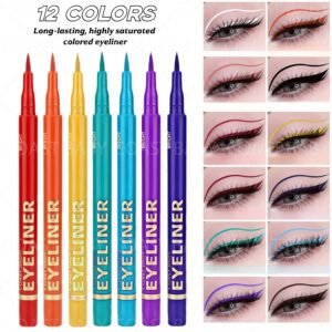 Colorful Eyeliner Set: 12 Shades for an Unparalleled Look!