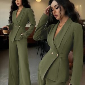 The Secret to Luxurious Elegance: A Women's Suit Set That Sculpts Your Silhouette to Perfection!