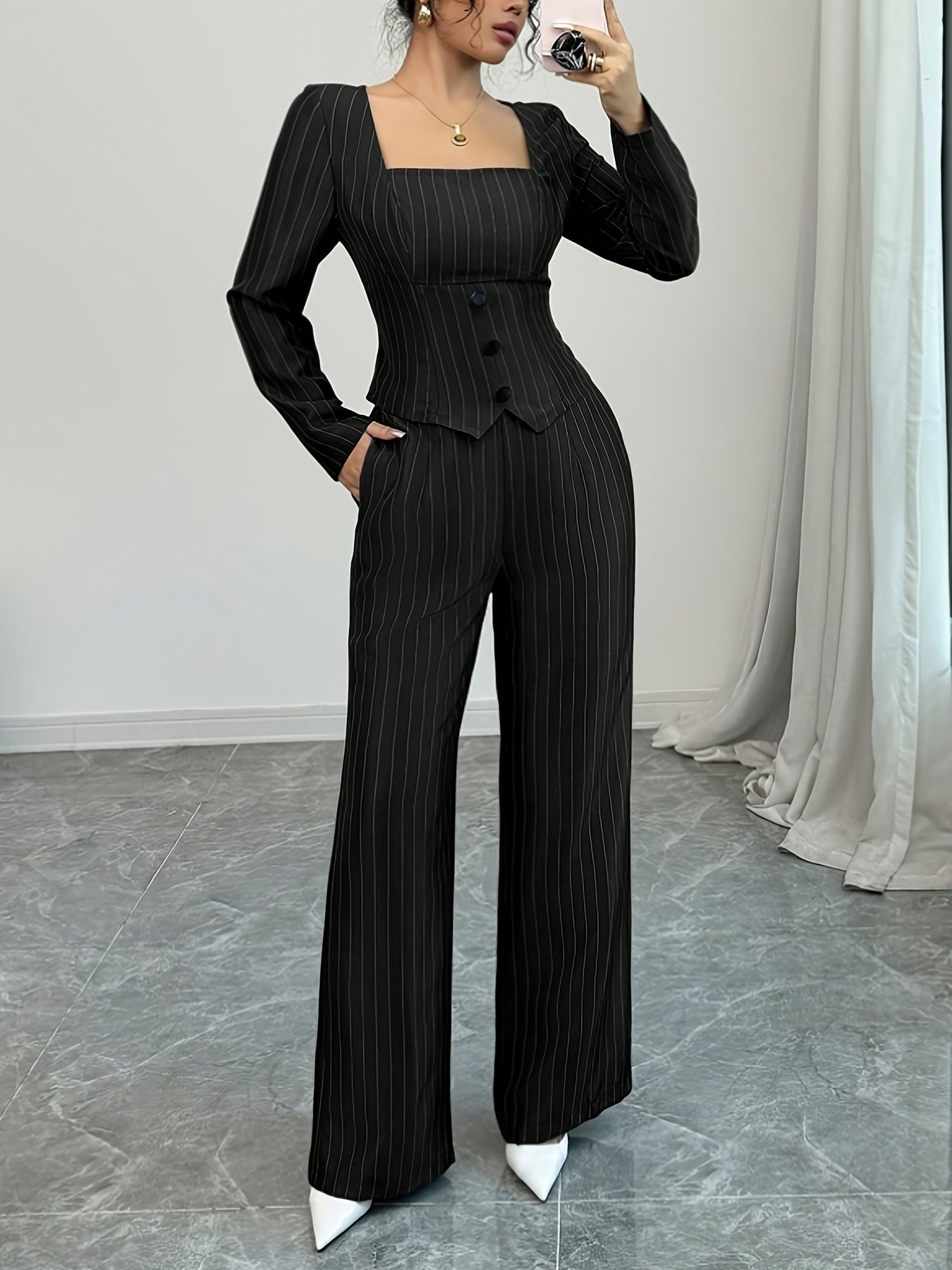 Fall/Winter Elegance: A Two-Piece Set Blending Comfort and Style! - Image 2