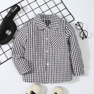 חולצת המשבצות המסוגננת לילדיכם: נוחות ללא תחרות ומראה אופנתי!