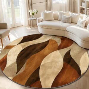 שטיח קטיפת יהלומים עגול: יוקרה שנשמרת וחמימות שתמלא את ביתך