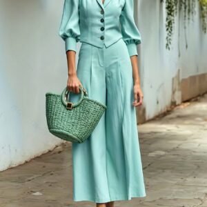 طقم الأناقة الراقية: ستايل كلاسيكي يحدد قوامكِ