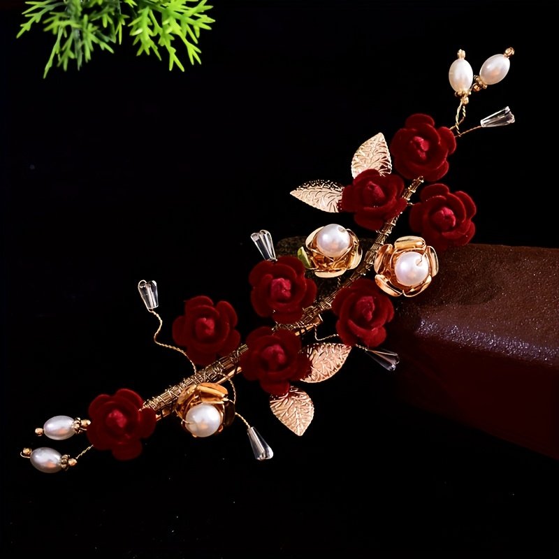 קסם נצחי לתסרוקת שלך: סיכת שיער קריסטלית יוקרתית – תמונה 2