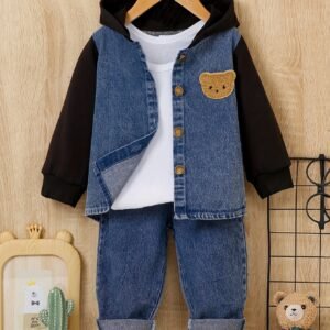 Your Child's Style for Limitless Adventures: The Perfect Winter Denim Set!