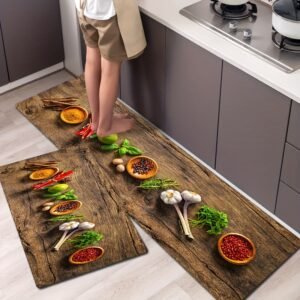 Contemporary Kitchen Mat: Nature's Elegance and Unrivaled Comfort!