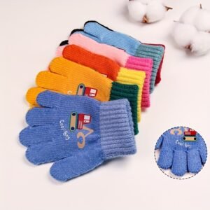 Winter Warmth & Playful Fun: Adorable Cartoon Kids' Gloves!