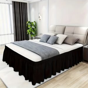 تنورة السرير المرنة الفاخرة: أناقة تدوم وراحة تامة لغرفتك!