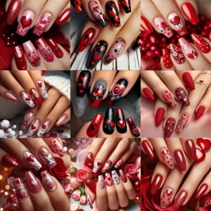 216 قطعة أظافر كبس رومانسية: سحر الأناقة ليديكِ!