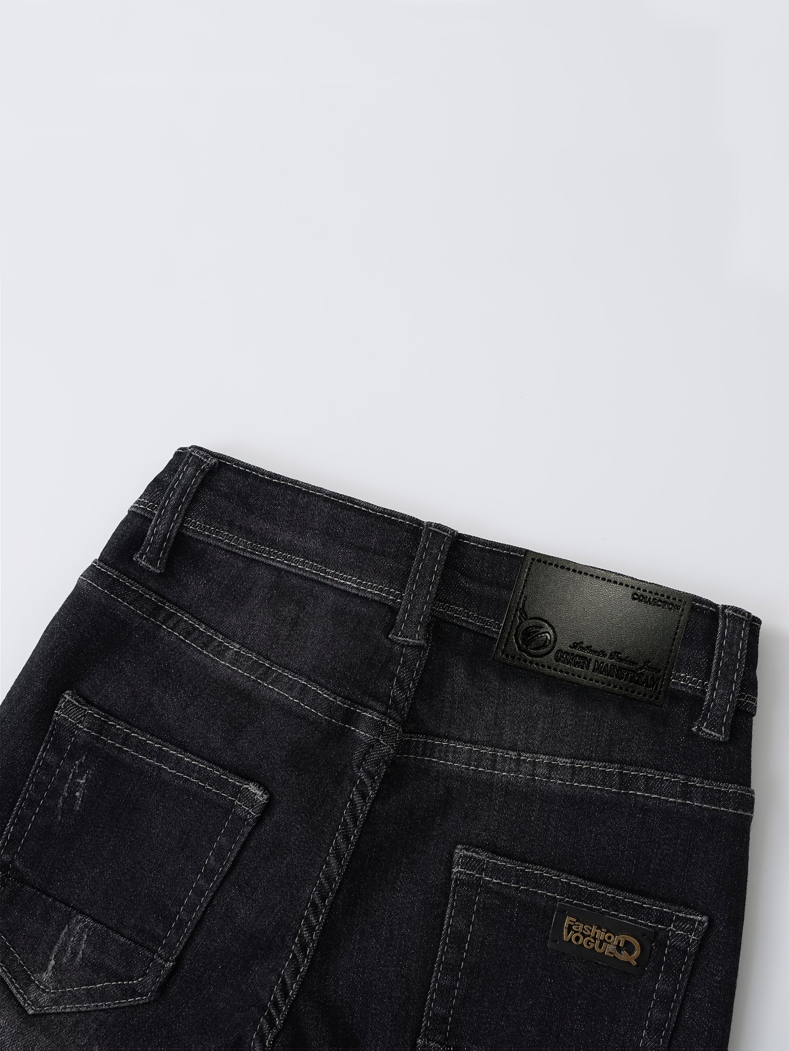 שורט ג'ינס שחור לבנים: נוחות, סטייל וכיף ללא גבולות! – תמונה 4