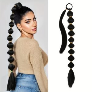 إطلالة خلابة: ذيل الحصان الفقاعي الأحمر الخمري الطويل