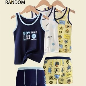 راحة أبطالك تبدأ من هنا: طقم الصدرية والسراويل الداخلية المميز للأولاد