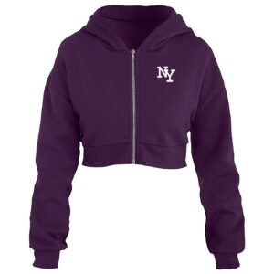 أناقة عصرية لكل الفصول: هودي نسائي قصير بسحاب!