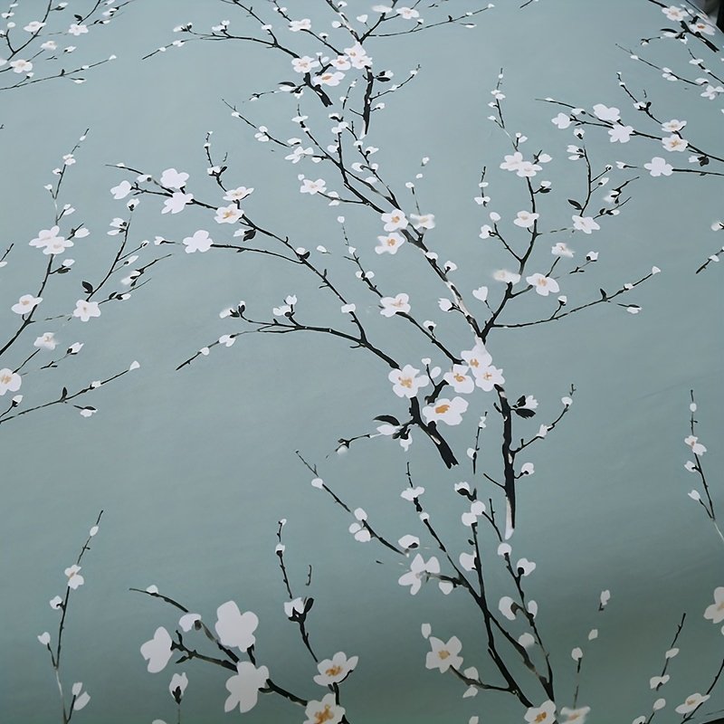 Wake Up to an Everlasting Spring: Luxurious Plum Blossom Sheet Set for Unparalleled Comfort! - Image 8