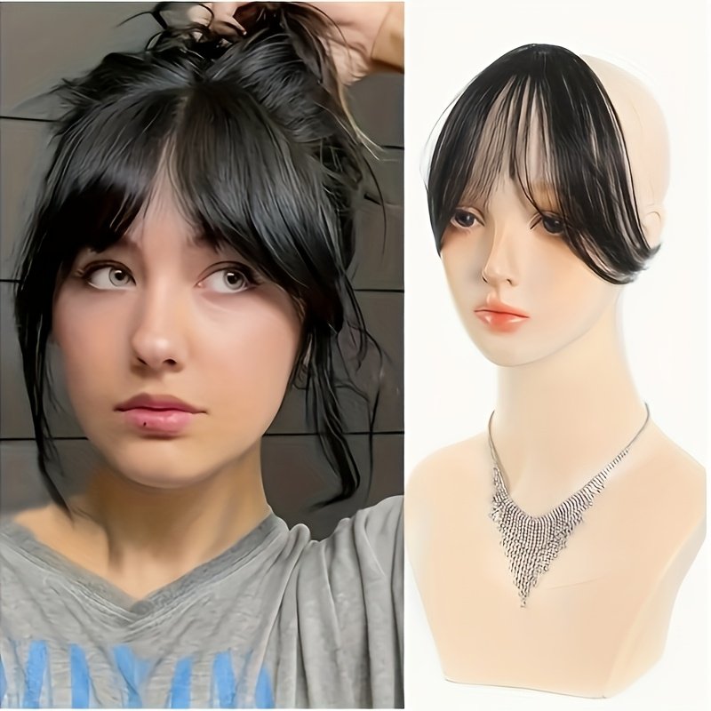 Dazzle with Confidence and Allure: The Magical Clip-On Front Bangs!