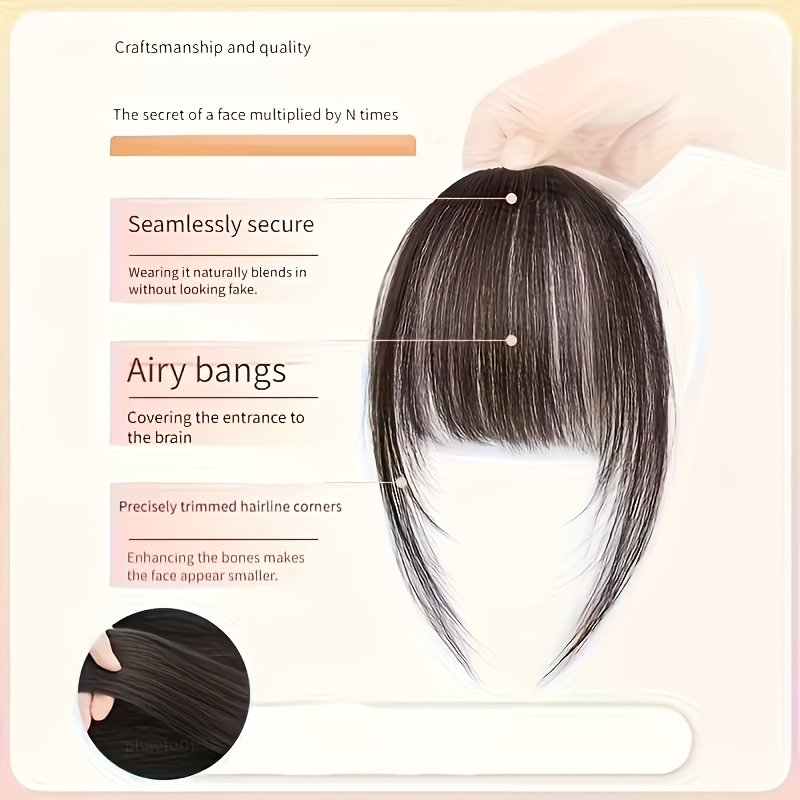 Dazzling Look in Moments: Straight Bang Extensions for Instant Beauty! - Image 2