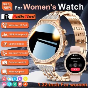 تألقي بذكاء: ساعة RollsTimi 2025 الذكية لكل امرأة عصرية