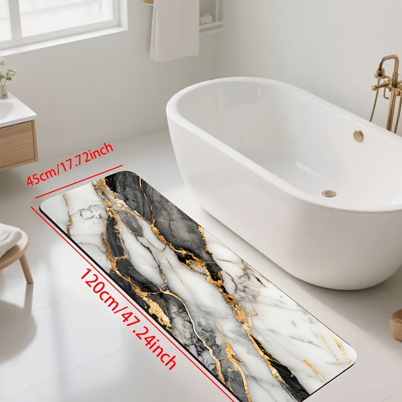 Marble Elegance Mat: Luxury Under Your Feet, Transforms Every Corner! - Image 5