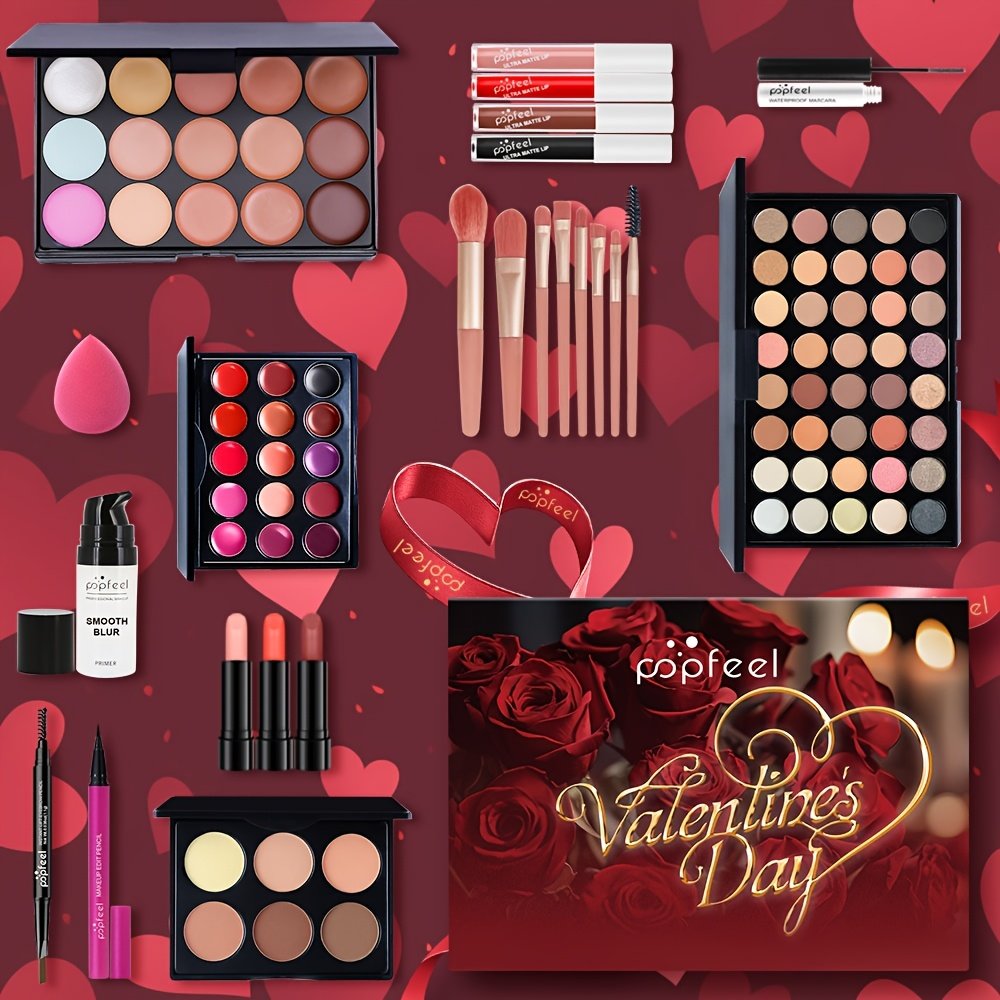 مجموعة مكياج POPFEEL الرومانسية: سحر الألوان لإطلالة لا تُنسى! - الصورة 4