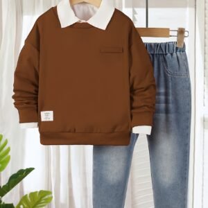 Style and Fun: The Perfect Denim Set for Your Boys This Spring and Fall!