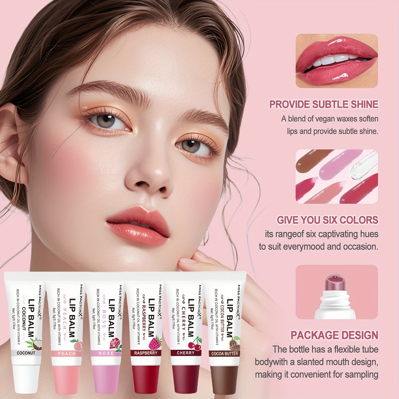 סט ליפגלוסים זוהרים: 30 יחידות ב-6 גוונים מושכי עין לשפתיים זוהרות ועמידות לאורך זמן! – תמונה 10