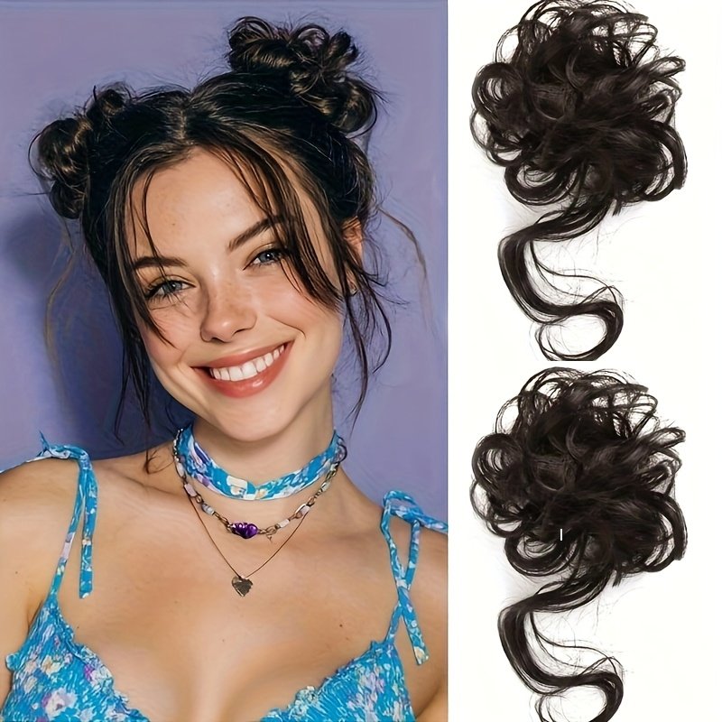 Enchanting Messy Bun: Volume & Style at Your Fingertips! - Image 11