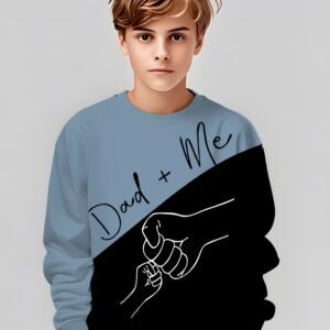 Unlimited Fun and Style: Kids' Sweatshirt with a Bold Color Block Design!