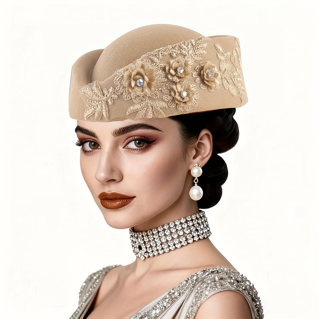 ברט אלגנטיות מלכותית: קסם היהלומים והפרחים למראה בלתי נשכח! – תמונה 8