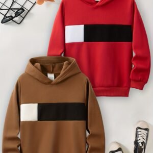 Modern Boys' Warm & Stylish 2-Piece Sweatshirt Set