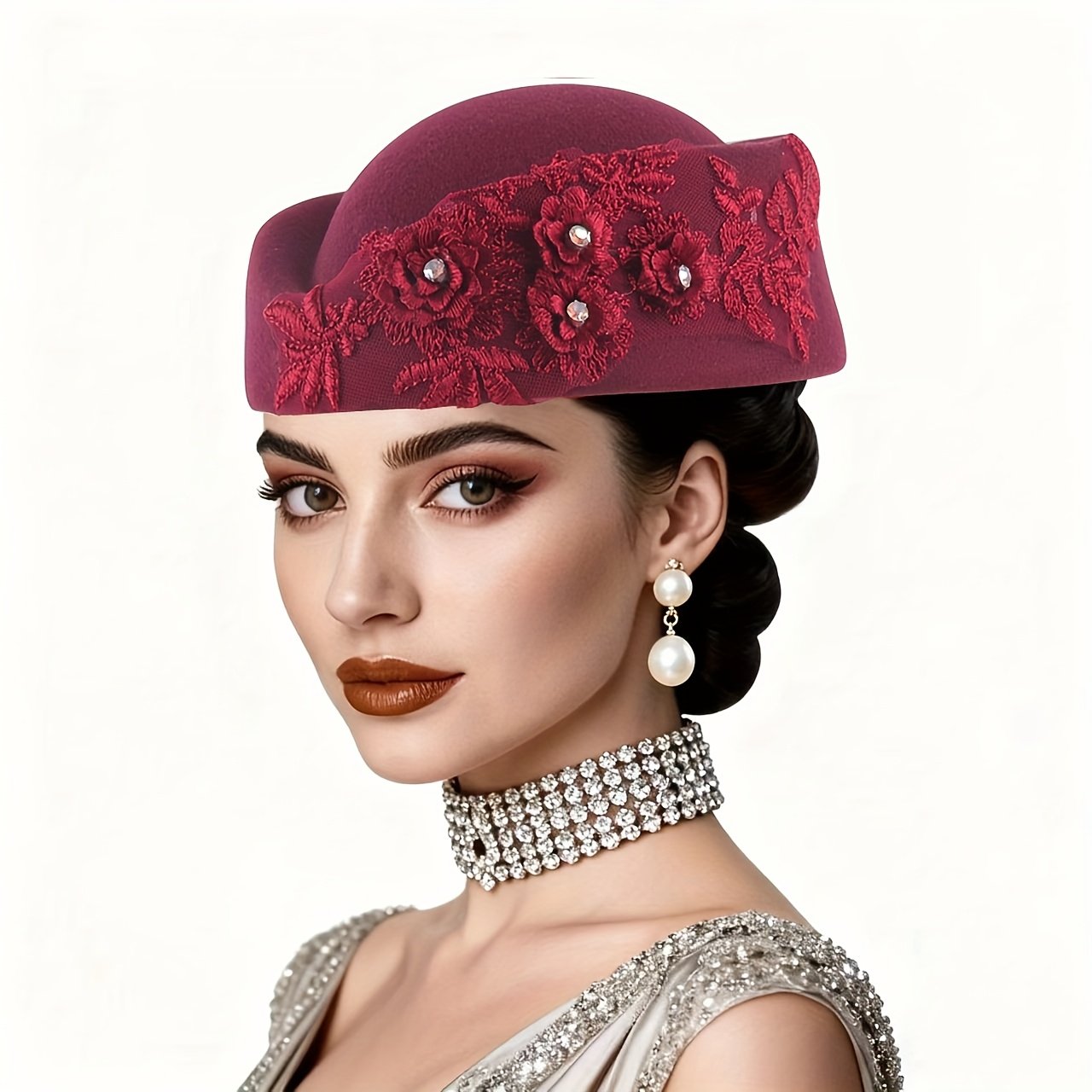 ברט אלגנטיות מלכותית: קסם היהלומים והפרחים למראה בלתי נשכח! – תמונה 7