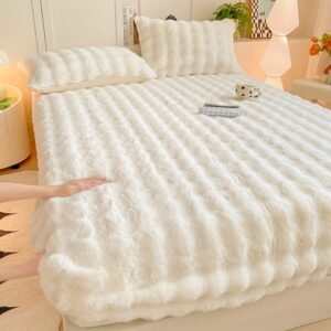 دفء الأحلام الشتوي: مجموعة الملاءات الفقاعية الفاخرة لراحة لا مثيل لها!