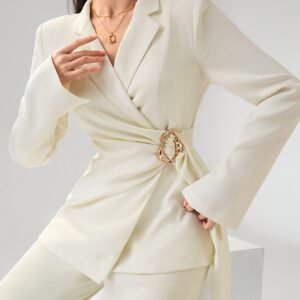 Your Complete Look: Modern Blazer and Trousers Set