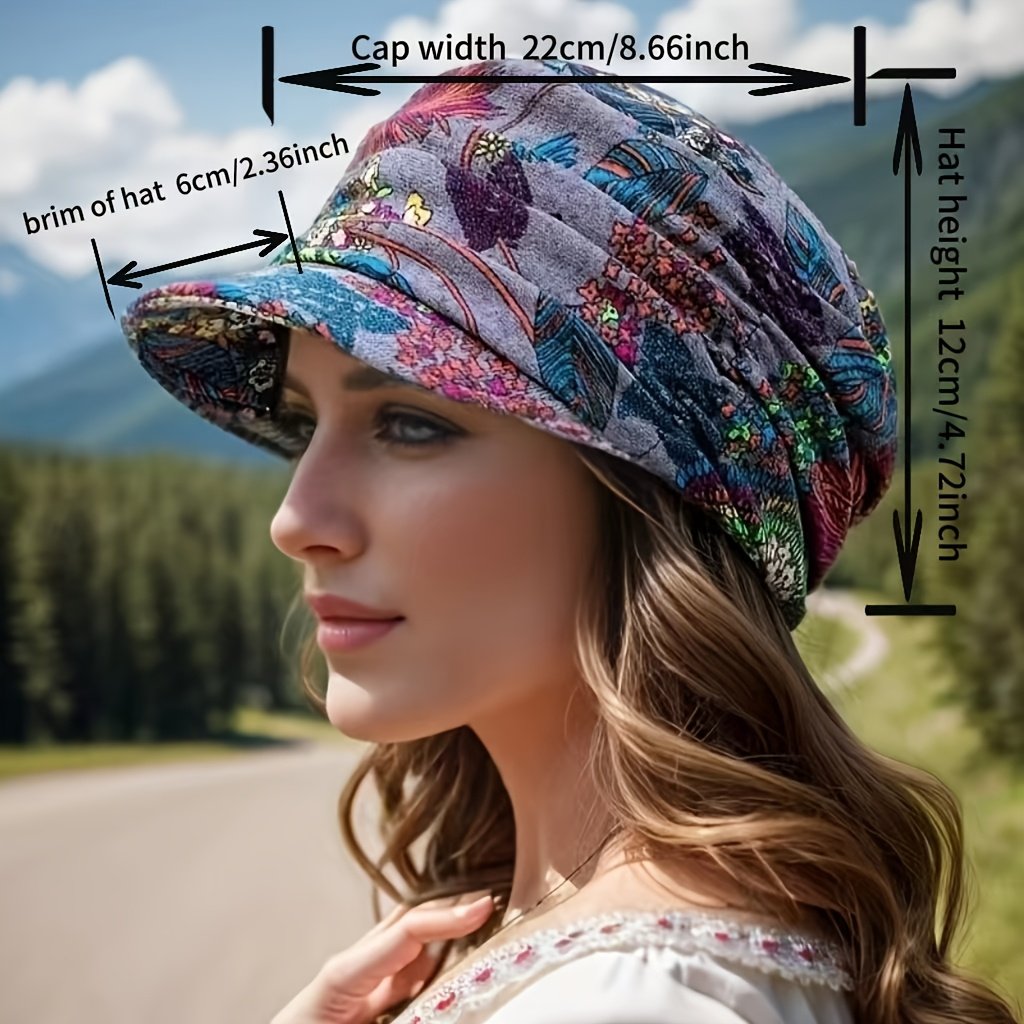 כובע הפרחים המקסים: חמימות ואלגנטיות שאין כמותן. – תמונה 6