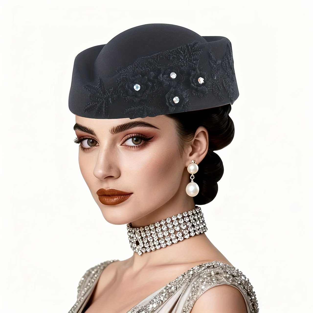 ברט אלגנטיות מלכותית: קסם היהלומים והפרחים למראה בלתי נשכח! – תמונה 5