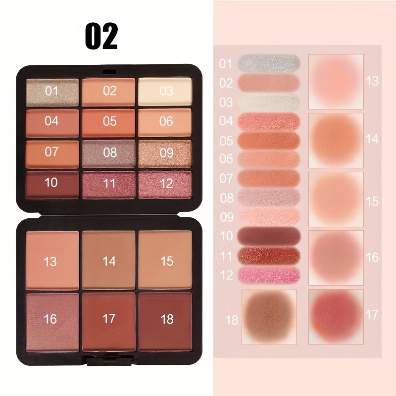 BSIMONE Mocha Mousse Palette: 18 Colors for Your Versatile Beauty! - Image 5