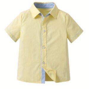 Boys' Summer Shirt: Modern Style & Unbeatable Comfort for Every Occasion!