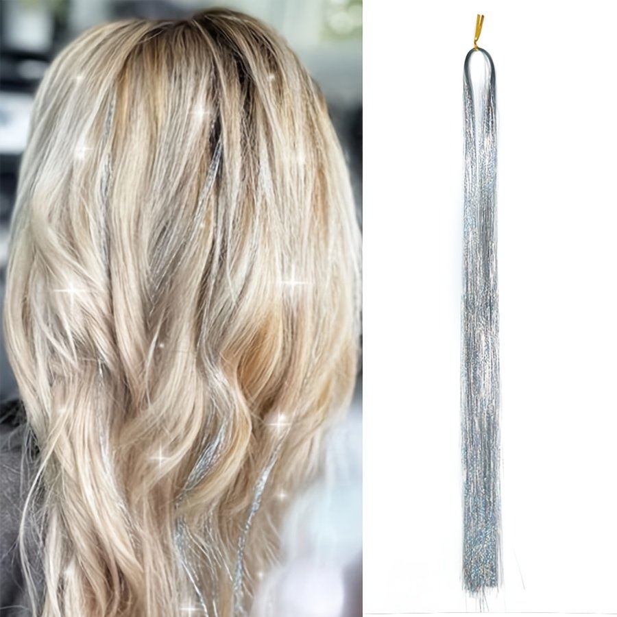 Shine Like the Stars: Holographic Glitter Hair Tinsel Set! - Image 19