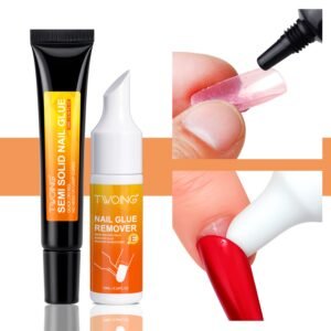 سر أظافرك الخالية من العيوب: مجموعة لاصق ومزيل TWOING المتكاملة!