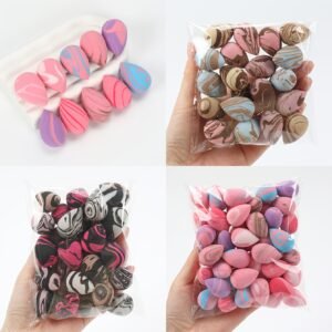 إسفنجات الجمال المزدوجة: سر بشرة خالية من العيوب!