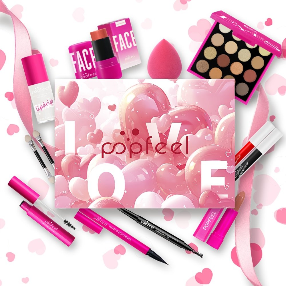 مجموعة مكياج POPFEEL الرومانسية: سحر الألوان لإطلالة لا تُنسى! - الصورة 7