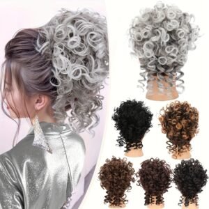 הבריקי עם נפח ונוכחות: קוקו אסוף מתולתל מהפנט!