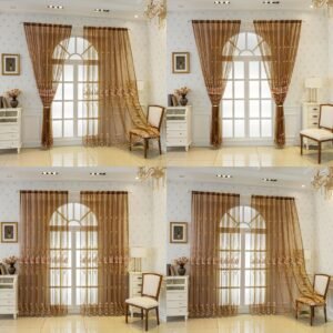 A Charming European Touch for Your Home: Ready-Made Curtains with Ultra-Easy Installation!